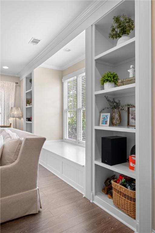 1195 Southridge Ct, Auburn, AL 36830 - bedroom featuring crown molding, wood finished floors, and recessed lighting