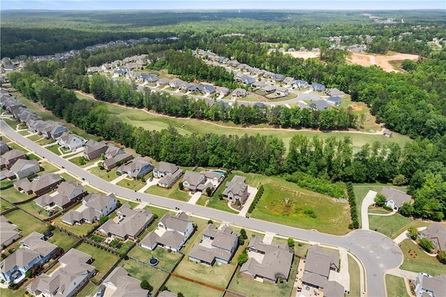 1195 Southridge Ct, Auburn, AL 36830 - aerial view of property and surrounding area featuring nearby suburban area and a forest