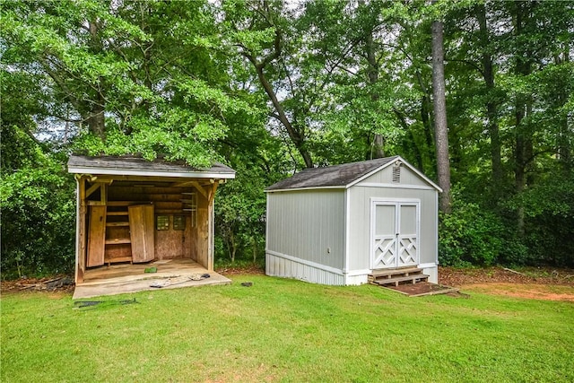 222 Green St, Auburn, AL 36830 - view of shed with view of scattered trees