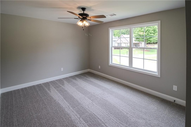 369 Lightness Dr, Auburn, AL 36832 - carpeted empty room featuring ceiling fan and baseboards