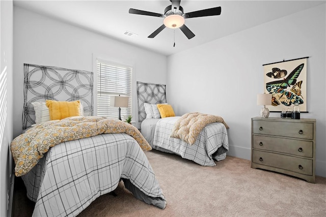 124 Merlin St, Opelika, AL 36801 - carpeted bedroom with ceiling fan