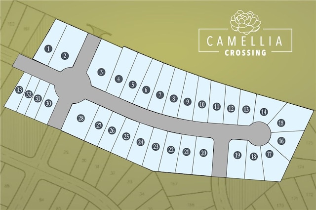 1021 Crossing Ct E, Valley, AL 36854 - map showing property parcels