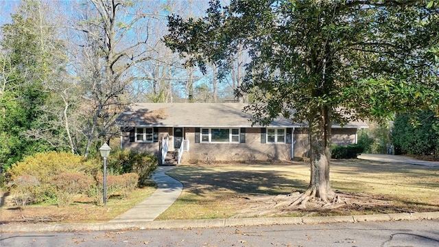 view of ranch-style home