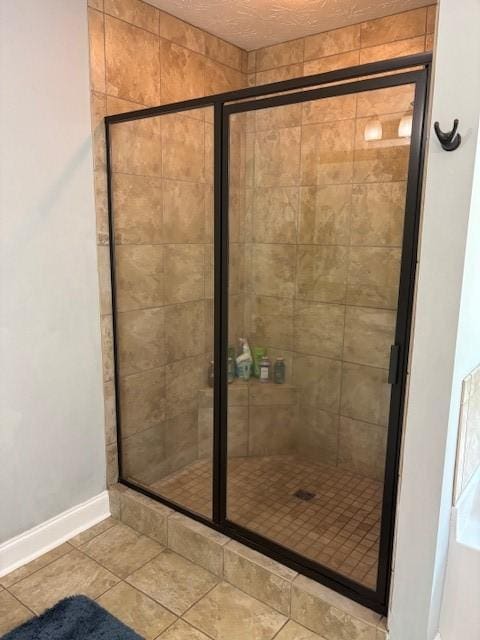 1201 Live Oak Cir, Opelika, AL 36801 - bathroom with a shower stall and tile patterned floors