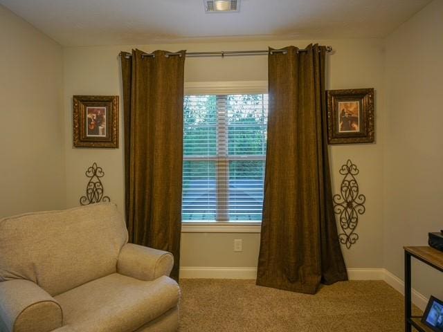 1201 Live Oak Cir, Opelika, AL 36801 - living area featuring carpet flooring and baseboards