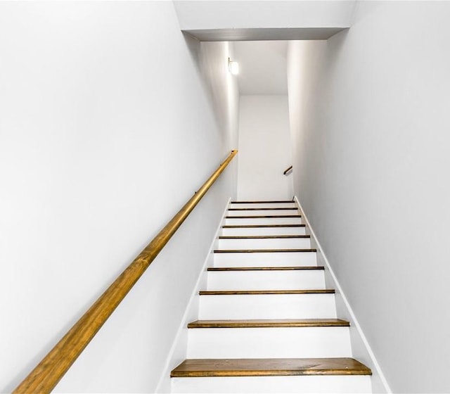 view of staircase