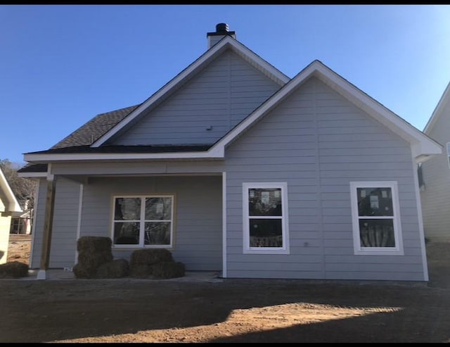 view of rear view of property