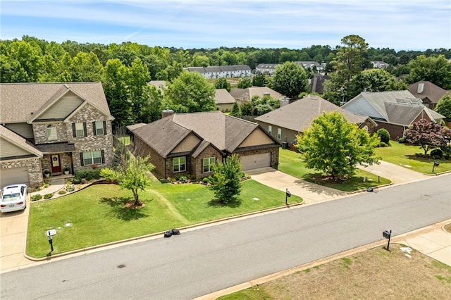 1107 Hampstead Ln, Opelika, AL 36801 - aerial perspective of suburban area