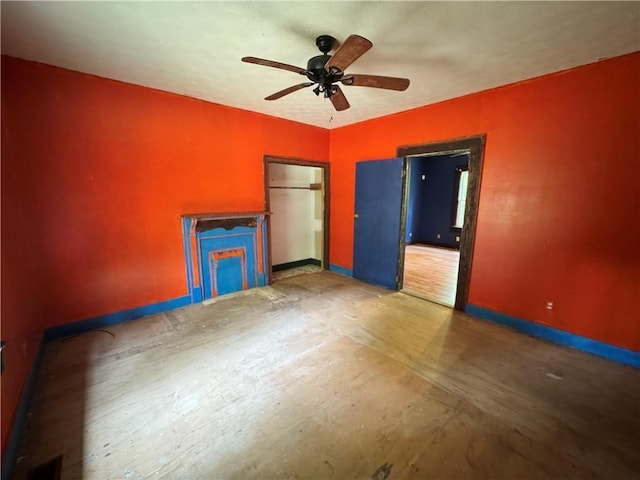 202 E Railroad St, Valley, AL 36854 - unfurnished bedroom featuring baseboards and a ceiling fan