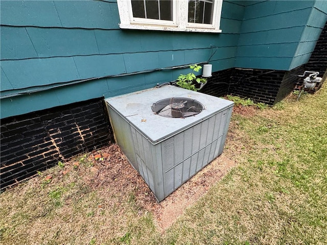 202 E Railroad St, Valley, AL 36854 - exterior view of central AC unit and an outdoor fire pit