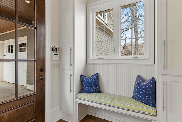 view of mudroom