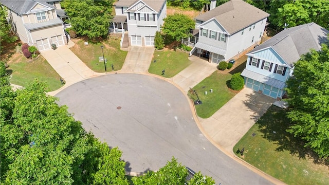 birds eye view of property featuring a residential view