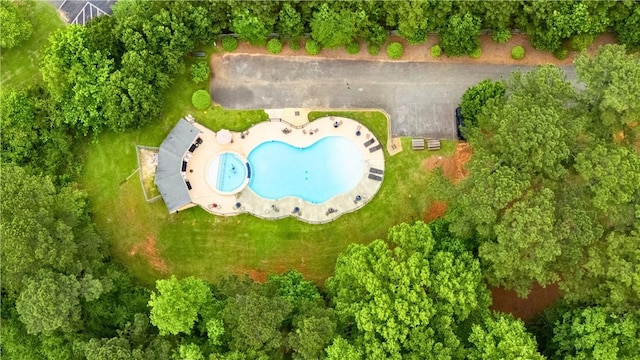 1540 Reynolds Dr, Auburn, AL 36830 - bird's eye view of a pool