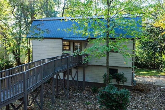 view of rear view of property