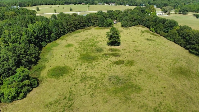 drone / aerial view featuring a rural view