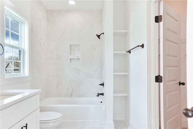 009 Crossing Ct E, Valley, AL 36854 - bathroom with vanity and bathing tub / shower combination