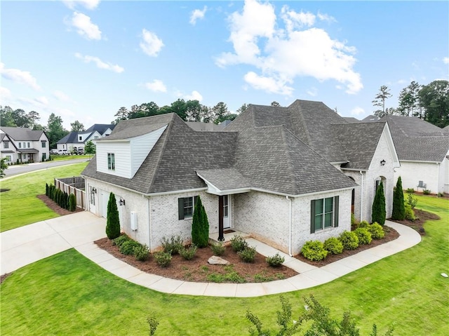 110 Newton Way, Auburn, AL 36830 - view of front facade featuring an attached garage, concrete driveway, roof with shingles, and a front lawn