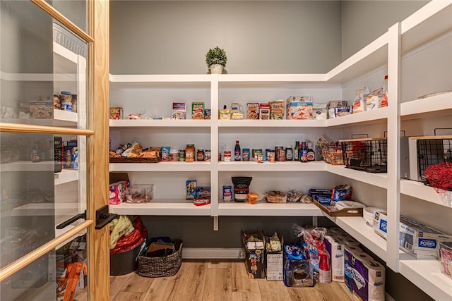 view of pantry