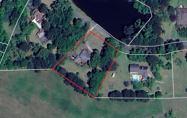 2104 Oak Bowery Rd, Opelika, AL 36801 - aerial overview of property's location with property parcel outlined