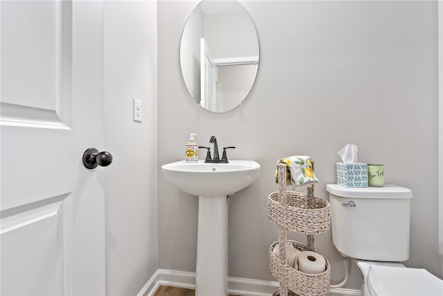 bathroom with toilet