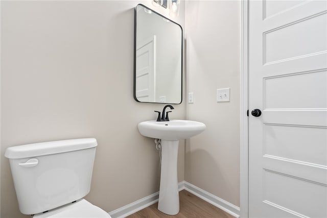 750 Mcdonald Dr, Opelika, AL 36801 - half bath with baseboards and wood finished floors