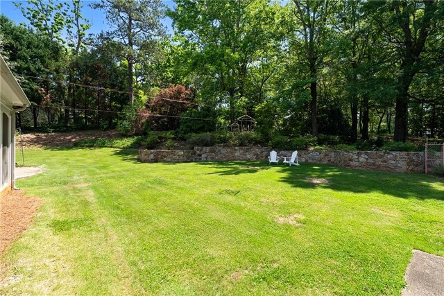 613 5th Ave, Opelika, AL 36801 - view of green lawn featuring view of wooded area