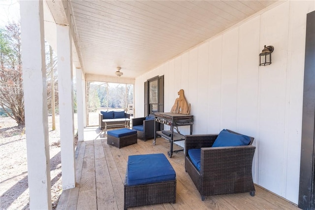 view of patio / terrace with outdoor lounge area