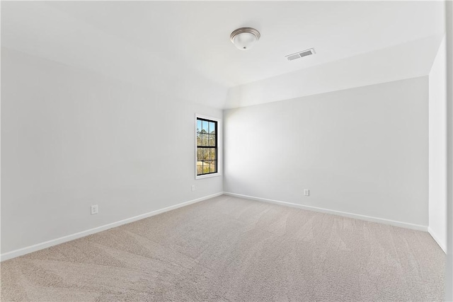 empty room with carpet floors