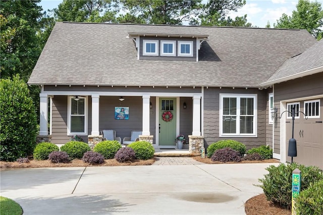 3102 Quail Run, Opelika, AL 36801 - view of front of home featuring covered porch and a shingled roof