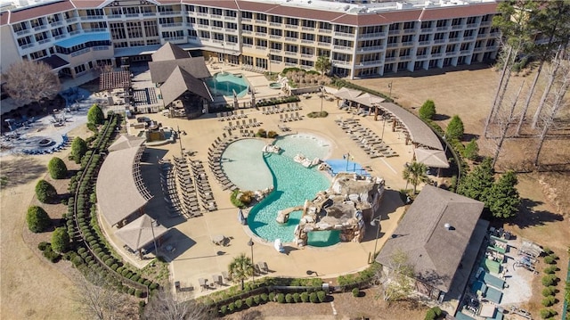 3102 Quail Run, Opelika, AL 36801 - bird's eye view of a pool area
