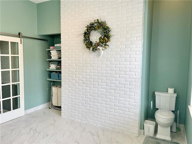 335 Forsythia Ct, Auburn, AL 36830 - bathroom featuring marble finish flooring and toilet