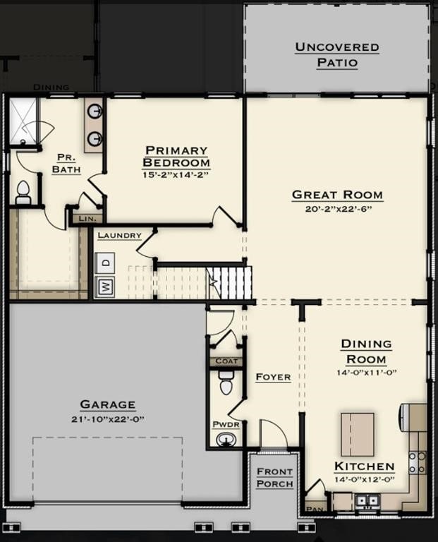 3086 Mimms Trail Trl, Auburn, AL 36832 - view of property floor plan