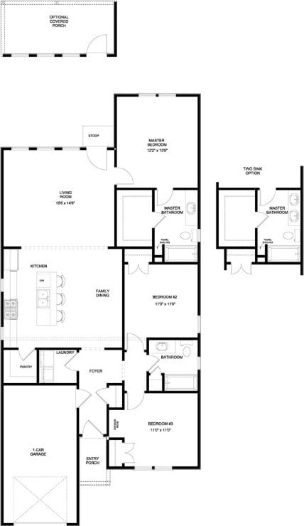 108 Hunters Way, Opelika, AL 36801 - view of home floor plan