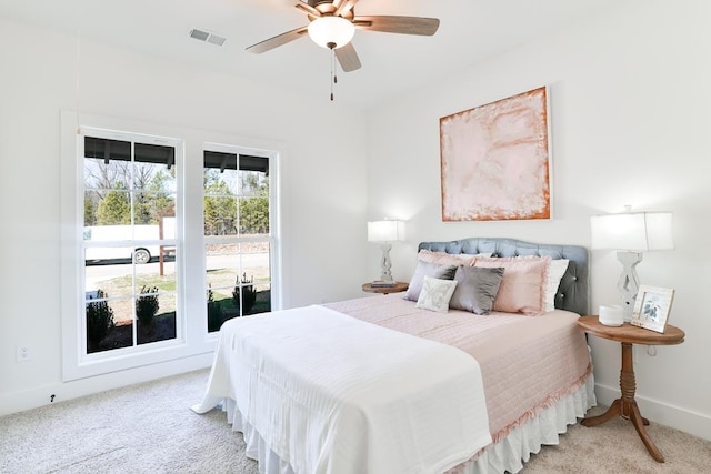 108 Hunters Way, Opelika, AL 36801 - carpeted bedroom with a ceiling fan and baseboards