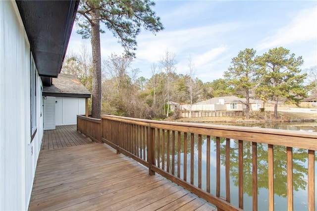 762 Lee Road 197, Phenix City, AL 36870 - wooden terrace featuring a water view