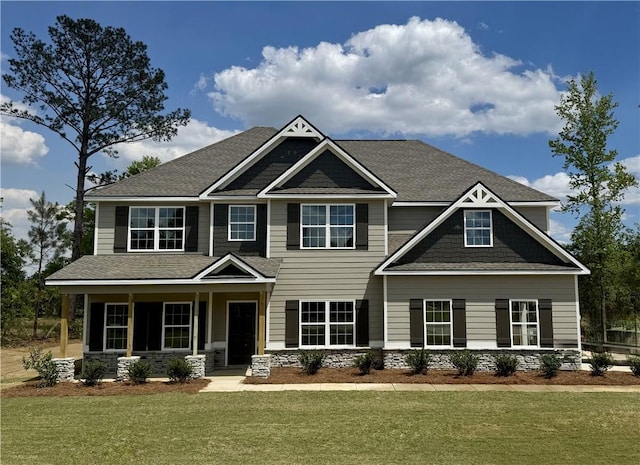 107 Lee Road 2234, Smiths Station, AL 36877 - view of front facade featuring roof with shingles and covered porch