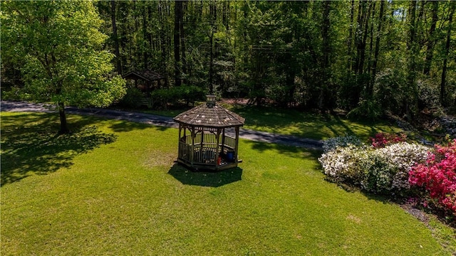 3519 Anderson Rd, Opelika, AL 36801 - view of green lawn with a gazebo