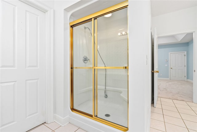 1421 Crossing Way, Auburn, AL 36830 - full bathroom featuring a stall shower and tile patterned floors