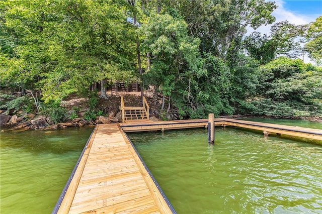 593 Elks Pkwy, Alexander City, AL 35010 - dock area featuring a water view