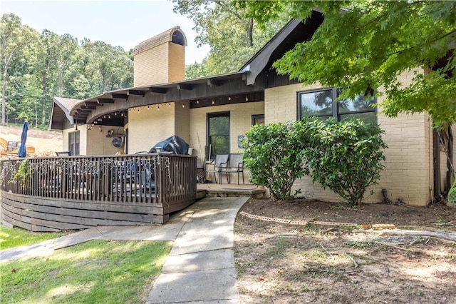 1701 Lee Road 353, Valley, AL 36854 - view of front of property featuring brick siding and a chimney