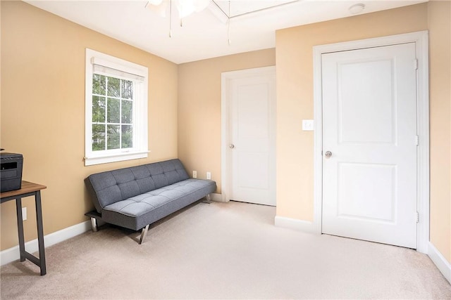 1957 Wire Rd Unit 21, Auburn, AL 36832 - sitting room featuring light carpet and attic access