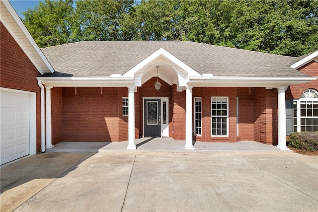 ranch-style house with a garage