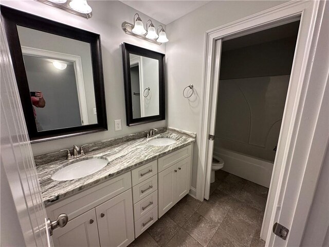 1882 Waterfall Rd, Auburn, AL 36832 - full bathroom with double vanity and toilet