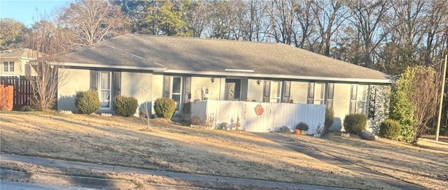 view of ranch-style home