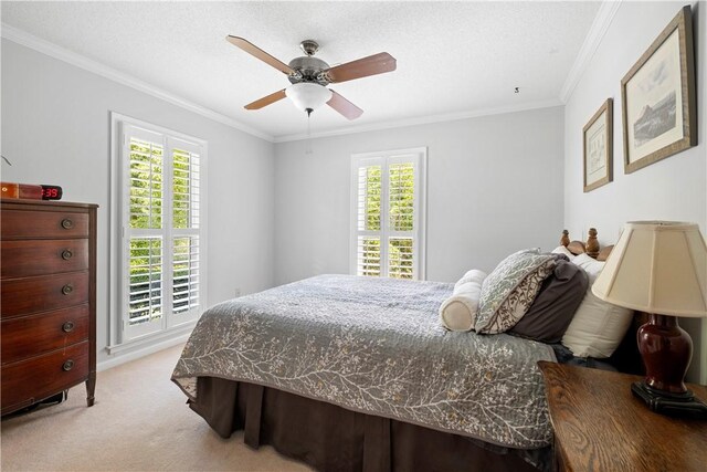 1340 Ferndale Dr, Auburn, AL 36830 - full bathroom with crown molding, a shower stall, double vanity, and marble finish flooring