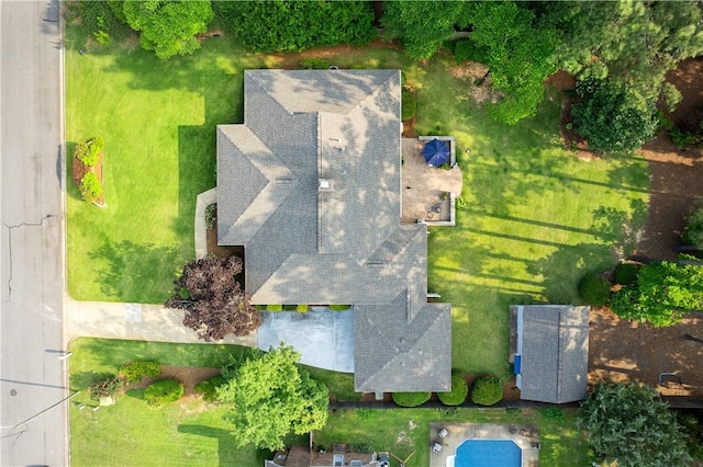 1340 Ferndale Dr, Auburn, AL 36830 - aerial view of a pool area