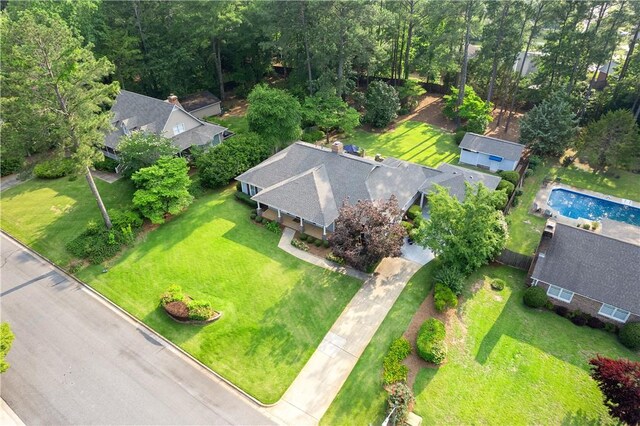 1340 Ferndale Dr, Auburn, AL 36830 - aerial view of property and surrounding area