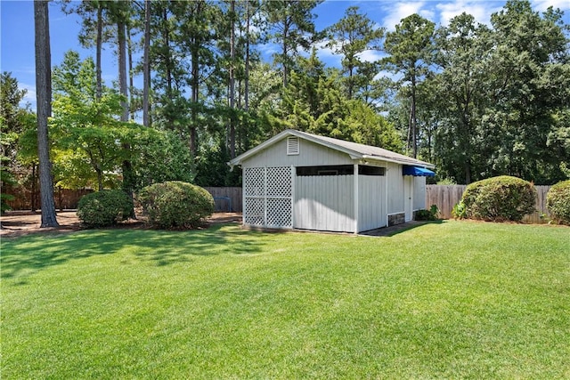 1340 Ferndale Dr, Auburn, AL 36830 - view of outbuilding with a fenced backyard