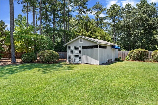 1340 Ferndale Dr, Auburn, AL 36830 - view of outbuilding with a fenced backyard