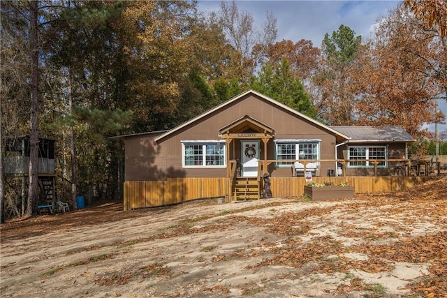 view of ranch-style house